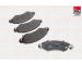 Sada brzdových destiček, kotoučová brzda FAI AutoParts BP454