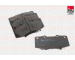 Sada brzdových destiček, kotoučová brzda FAI AutoParts BP469
