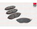 Sada brzdových destiček, kotoučová brzda FAI AutoParts BP511