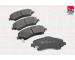 Sada brzdových destiček, kotoučová brzda FAI AutoParts BP523