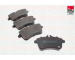 Sada brzdových destiček, kotoučová brzda FAI AutoParts BP555