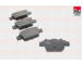 Sada brzdových destiček, kotoučová brzda FAI AutoParts BP566