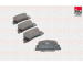 Sada brzdových destiček, kotoučová brzda FAI AutoParts BP640