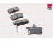 Sada brzdových destiček, kotoučová brzda FAI AutoParts BP658