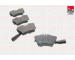Sada brzdových destiček, kotoučová brzda FAI AutoParts BP669