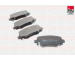 Sada brzdových destiček, kotoučová brzda FAI AutoParts BP676