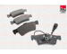 Sada brzdových destiček, kotoučová brzda FAI AutoParts BP700