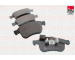 Sada brzdových destiček, kotoučová brzda FAI AutoParts BP721