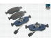 Sada brzdových destiček, kotoučová brzda FAI AutoParts FPBP544