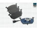 Sada brzdových destiček, kotoučová brzda FAI AutoParts FPBP602