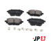Sada brzdových destiček, kotoučová brzda JP GROUP 1363617710