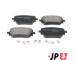 Sada brzdových destiček, kotoučová brzda JP GROUP 1363703010