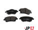 Sada brzdových destiček, kotoučová brzda JP GROUP 4963604510