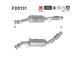 Filtr pevnych castic, vyfukovy system AS FD5131