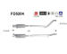 Filtr pevnych castic, vyfukovy system AS FD5204