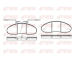 Sada brzdových destiček, kotoučová brzda KAWE 0048 02
