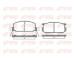 Sada brzdových destiček, kotoučová brzda KAWE 0109 22