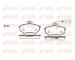 Sada brzdových destiček, kotoučová brzda KAWE 0134 42