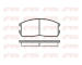 Sada brzdových destiček, kotoučová brzda KAWE 0175 00