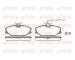 Sada brzdových destiček, kotoučová brzda KAWE 0208 12