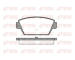 Sada brzdových destiček, kotoučová brzda KAWE 0215 00