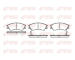 Sada brzdových destiček, kotoučová brzda KAWE 0224 12