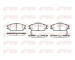 Sada brzdových destiček, kotoučová brzda KAWE 0224 22