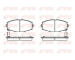 Sada brzdových destiček, kotoučová brzda KAWE 0225 04