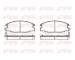 Sada brzdových destiček, kotoučová brzda KAWE 0238 04