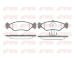 Sada brzdových destiček, kotoučová brzda KAWE 0285 20