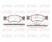 Sada brzdových destiček, kotoučová brzda KAWE 0285 30