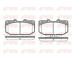 Sada brzdových destiček, kotoučová brzda KAWE 0348 02