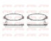 Sada brzdových destiček, kotoučová brzda KAWE 0424 04