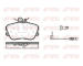 Sada brzdových destiček, kotoučová brzda KAWE 0445 02