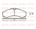Sada brzdových destiček, kotoučová brzda KAWE 0651 10