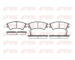 Sada brzdových destiček, kotoučová brzda KAWE 0675 02