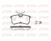 Sada brzdových destiček, kotoučová brzda KAWE 0693 00