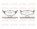 Sada brzdových destiček, kotoučová brzda KAWE 0718 20