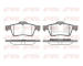 Sada brzdových destiček, kotoučová brzda KAWE 0842 00