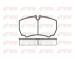 Sada brzdových destiček, kotoučová brzda KAWE 0849 00