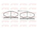 Sada brzdových destiček, kotoučová brzda KAWE 0959 01