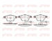 Sada brzdových destiček, kotoučová brzda KAWE 0964 12