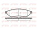 Sada brzdových destiček, kotoučová brzda KAWE 1049 00