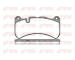 Sada brzdových destiček, kotoučová brzda KAWE 1192 00