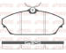 Sada brzdových destiček, kotoučová brzda KAWE 1504 00