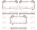 Sada brzdových destiček, kotoučová brzda KAWE 1736 02