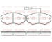 Sada brzdových destiček, kotoučová brzda KAWE 0960 21