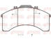 Sada brzdových destiček, kotoučová brzda KAWE JCA498.30