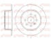Brzdový kotouč KAWE 6454 00