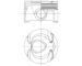 Píst MAHLE 001 PI 00164 000
